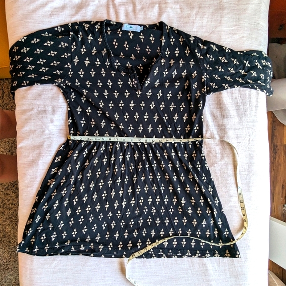 Plus size, Fair Trade, hand block printed, hand sewn Dress 100% Organic Cotton - Picture 7 of 8